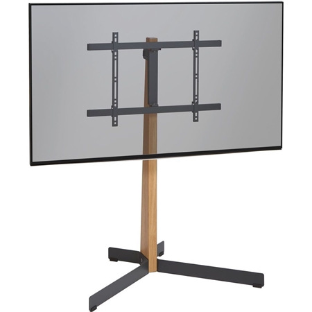 TVS 3695 | tv vloerstandaard | Eikenhoud & staal | 40-77"
